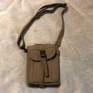 Army green shoulder bag